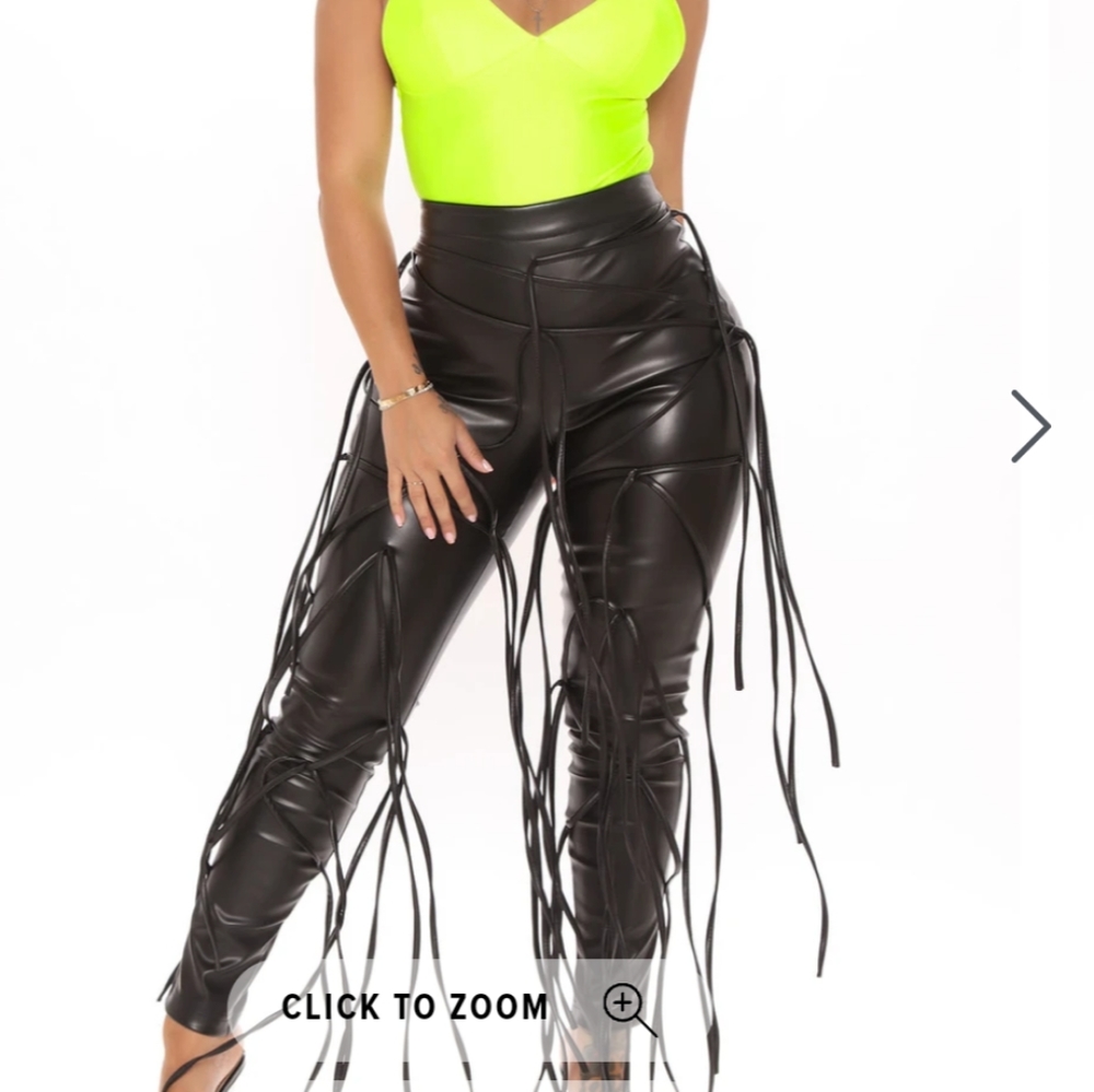 Fierce faux leather pants